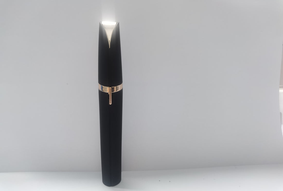 Mini Electric Eyebrow Trimmer for Women ✨ Sleek Painless Facial Hair Remover with LED Light 💡